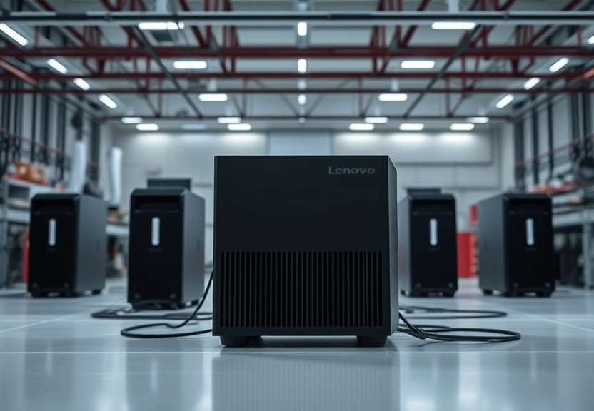 Representação visual de A Lenovo anunciou um minicomputador voltado para inteligência artificial e a fabricação local de workstations.