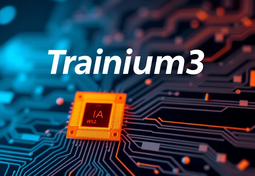 Representação visual de Trainium3: AWS lança chip para treinar IA com menor custo