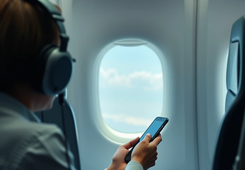 Representação visual de Pode usar celular no avião? Saiba o que acontece se você não usar o Modo Avião