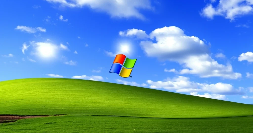 Revisitando o Windows XP: Cenário Fotografado no Ângulo Original Após 30 Anos