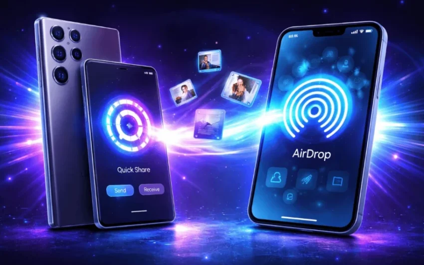 Galaxy S26 Agora tem Integração com AirDrop da Apple