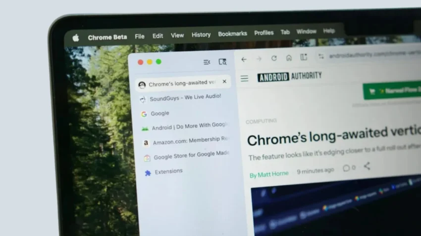 Google Introduz Abas Verticais no Chrome Para Uma Nova Experiência de Navegação