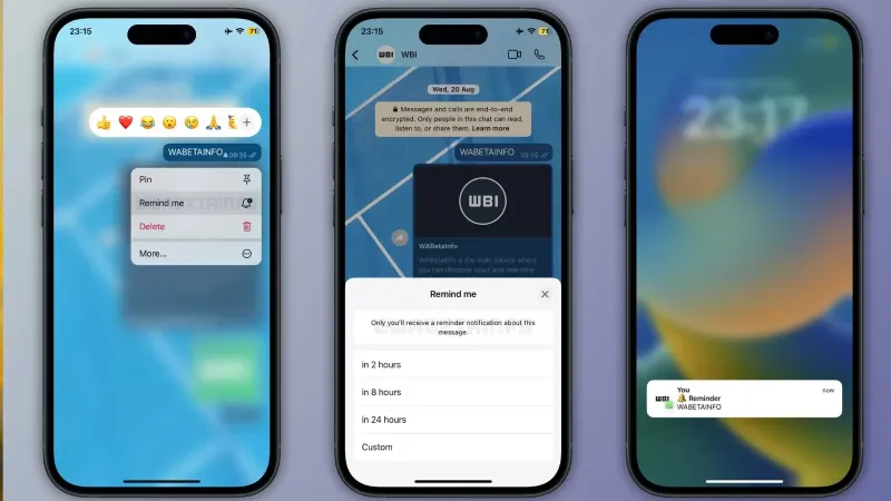 Celular com seletor de horário, calendário de duas semanas e despertador sobre uma mesa, ilustrando o prazo do agendamento de mensagens