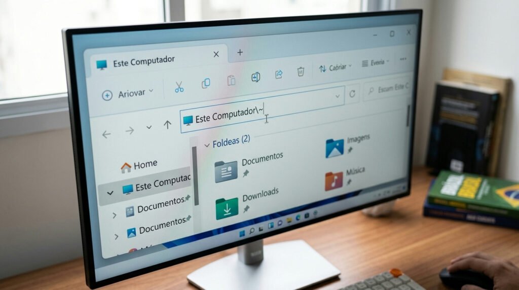 Windows 11 testa atalho com til para navegação rápida no Explorador de Arquivos